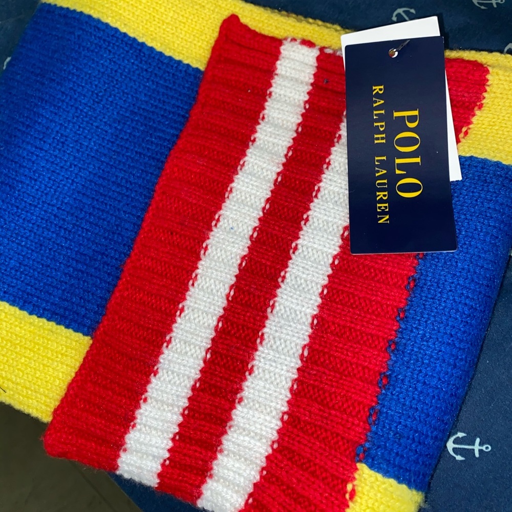 (NWT) 🔥polo Ralph Lauren scarf🔥only one left - Picture 7 of 7